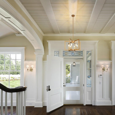6-Light Gold Pendant Light